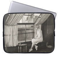 Sad woman staring out window1940s, woman, vintage,