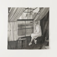 Sad woman staring out window1940s, woman, vintage,