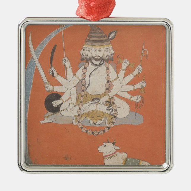 Sadashiva, Rajasthan Metal Tree Decoration (Front)