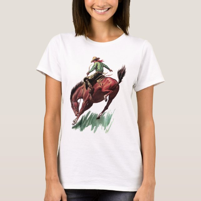 Saddle Bronc Riding T-Shirt (Front)