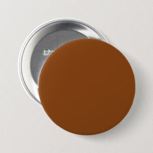 Saddle Brown 8B4513 Colour - Option to Add Name 7.5 Cm Round Badge