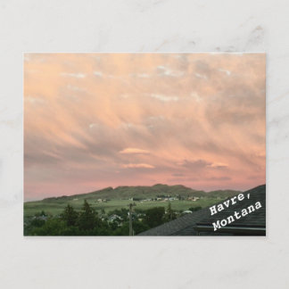 Saddle Butte, Havre, Montana Postcard