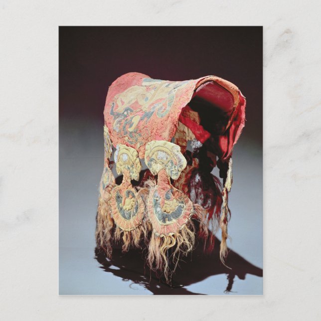 Saddle Cover with griffins attacking goats Postcard (Front)