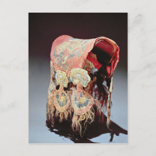 Saddle Cover with griffins attacking goats Postcard