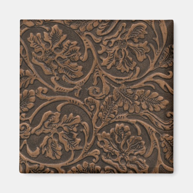 Saddle Leather Magnet (Front)