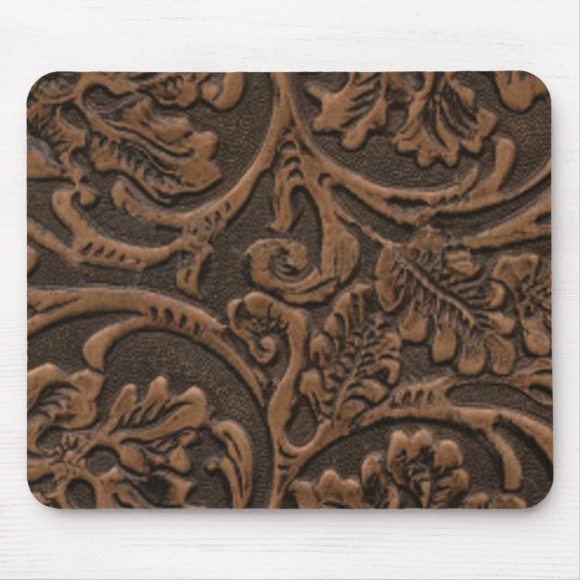 Saddle Leather Mouse Pad (Front)