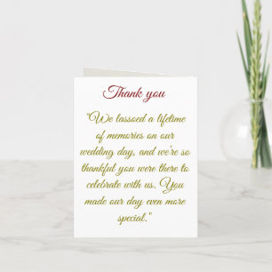 Saddle & Sparkle Western Wedding Thank You Card