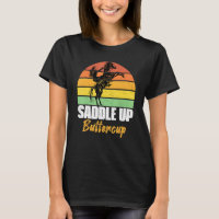 Saddle Up Buttercup Vintage Horse Gallop For Men W