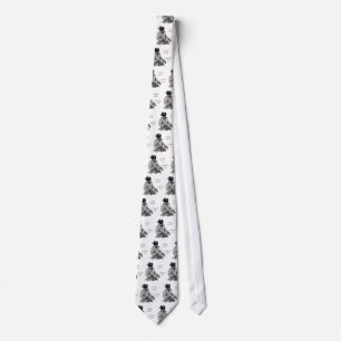 SADDLE UP: COWBOY: PENCIL ART TIE