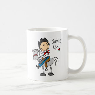 Saddle Up! Cowboy Stick Figure Mug