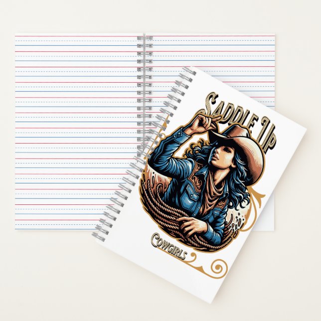 Saddle Up Cowgirl Notebook (Inside)