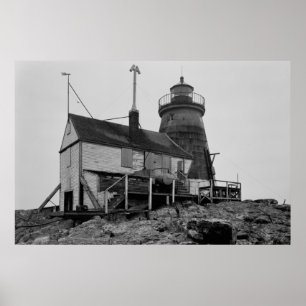 Saddleback Ledge Lighthouse Poster