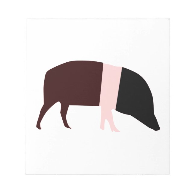 Saddleback Pig Notepad (Front)