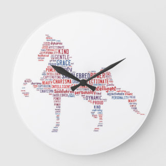 Saddlebred Clock