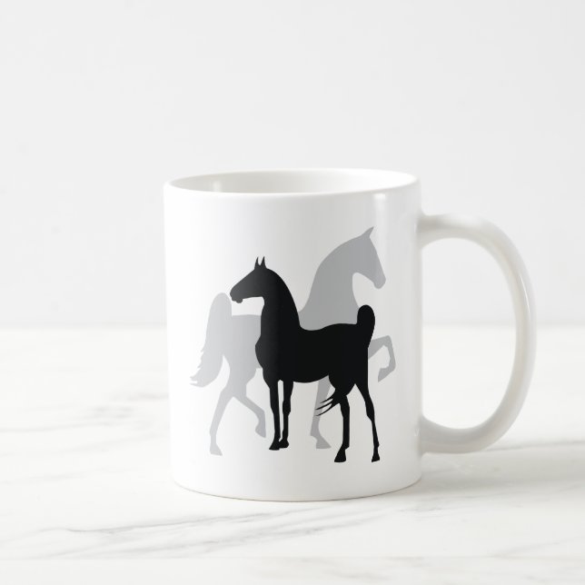 Saddlebred Horses Coffee Mug (Right)