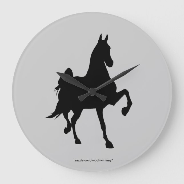 Saddlebred Large Clock (Front)