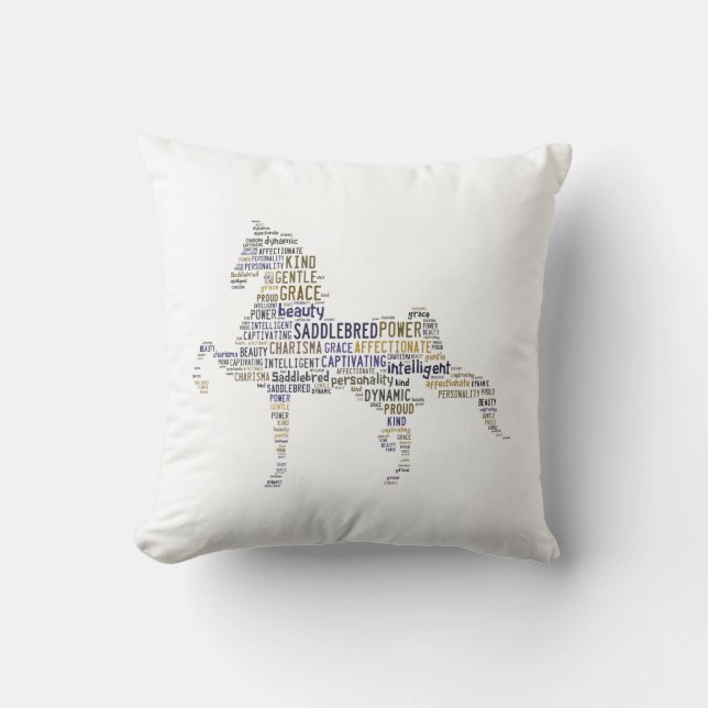 Saddlebred Pillow (Front)