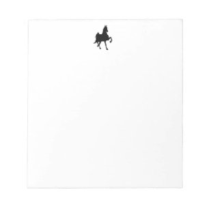 Saddlebred Silhouette Notepad