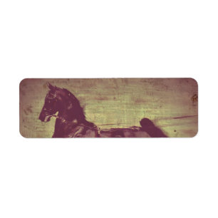 Saddlebred Song Return Address Label