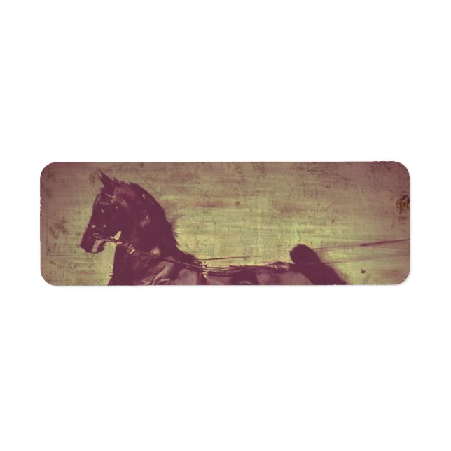 Saddlebred Song Return Address Label (Front)