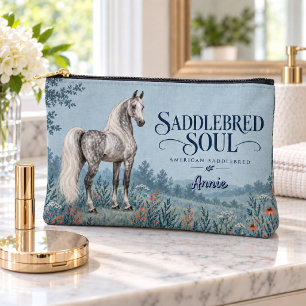 Saddlebred Soul Dapple Grey Horse Accessory Pouch