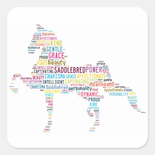 Saddlebred Sticker (Front)