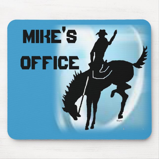 Saddlebronc 101 mouse pad (Front)