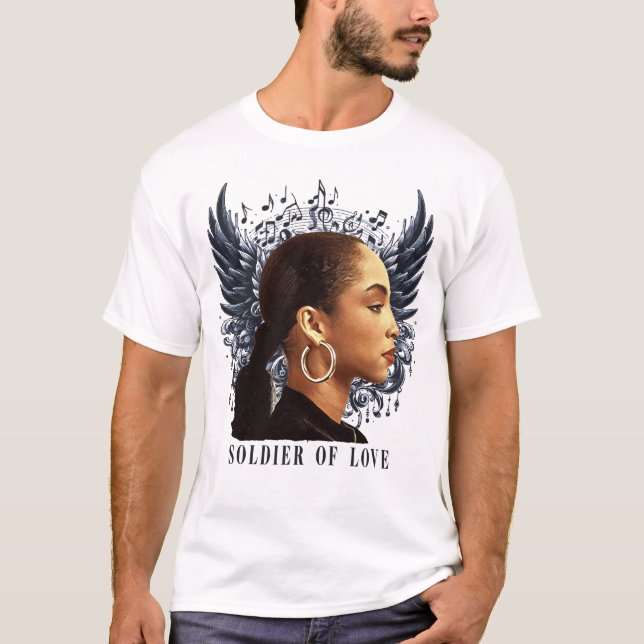 sade soldier of love music angel T-Shirt (Front)