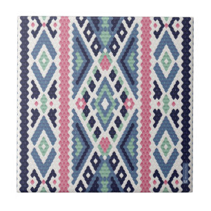 Sadhu - A modern weave 1 Postcard Ceramic Tile