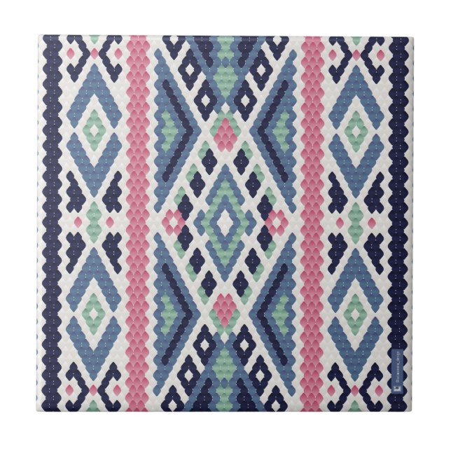 Sadhu - A modern weave 1 Postcard Ceramic Tile (Front)