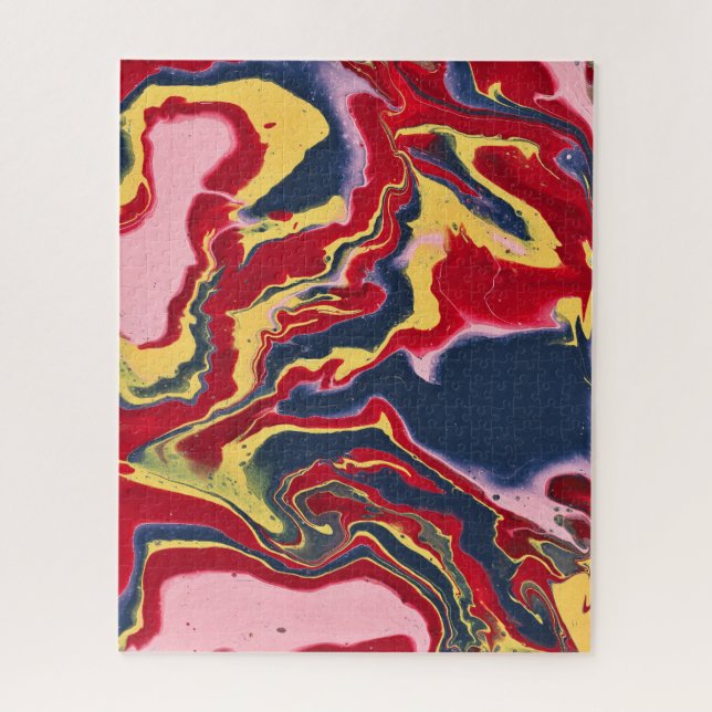 Sadie 1 Crazy Colourful Abstract Puzzle (Vertical)