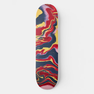 Sadie 1 Crazy Colourful Abstract Skateboard Deck