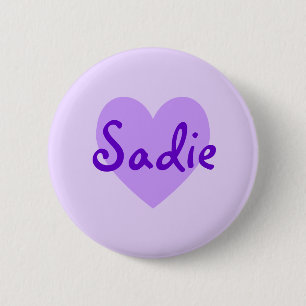 Sadie in Purple 6 Cm Round Badge