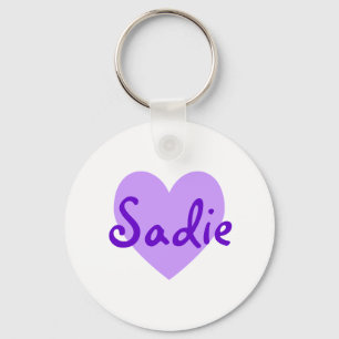 Sadie in Purple Key Ring