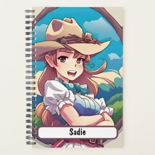 Sadie The Cowgirl,With Customizable Nametag Planner