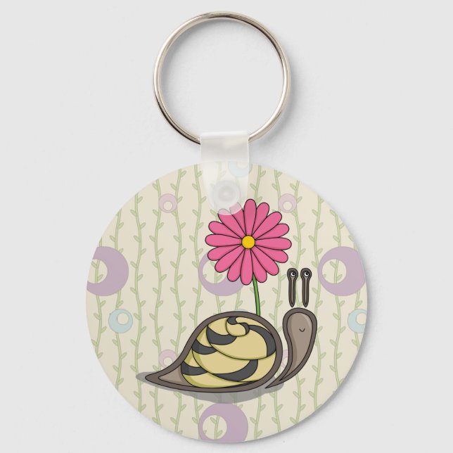 Sadie the Snail Keychain (Front)