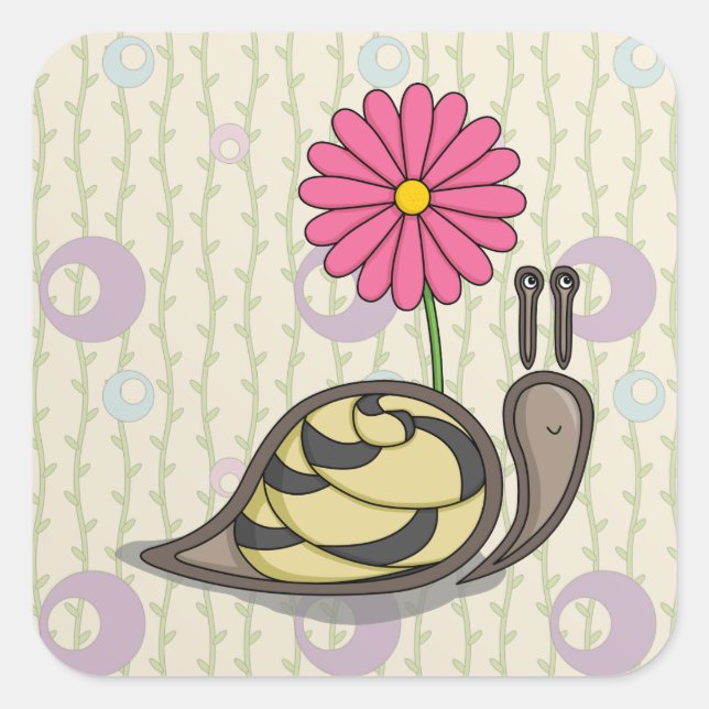 Sadie the Snail Sticker (Front)