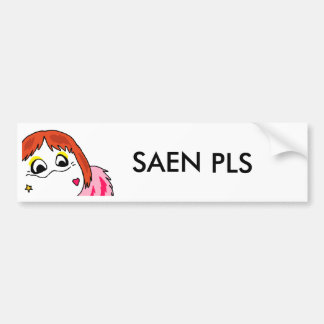 SAEN PLS BUMPER STICKER