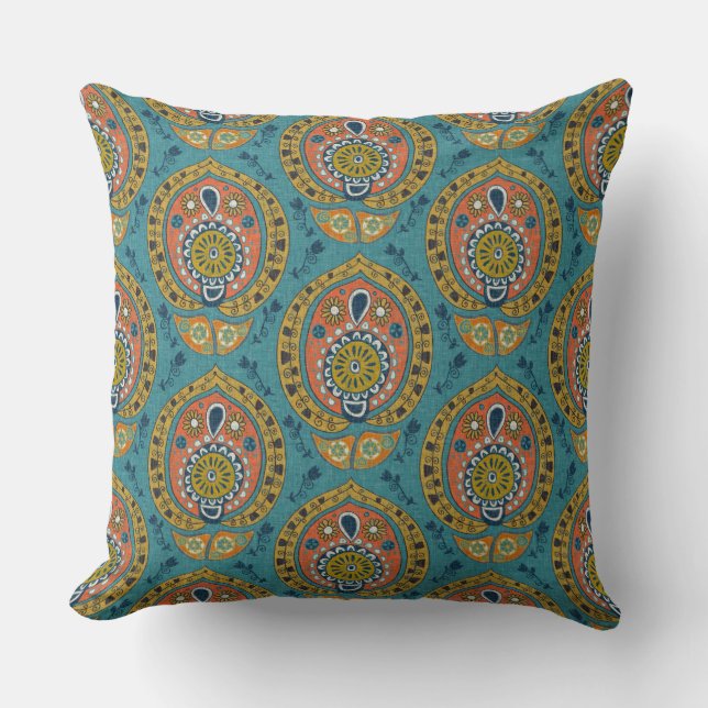 safa blue cushion (Front)