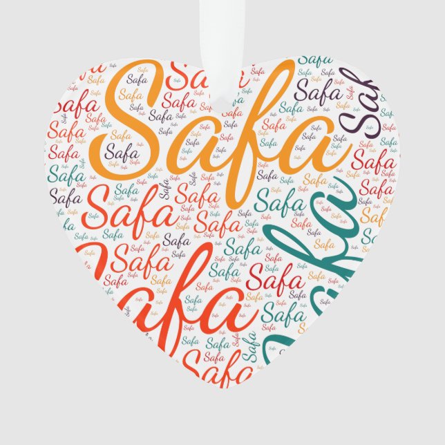 Safa Ornament (Front)