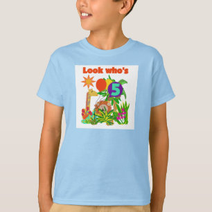 Safari 5th Birthday Tshirts and Gifts