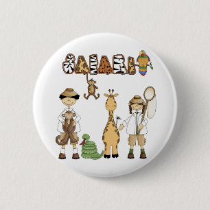 Safari 6 Cm Round Badge