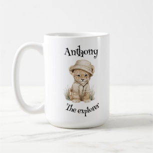Safari Adventure Babies Cute Watercolour Animals Coffee Mug