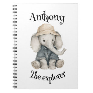 Safari Adventure Babies   Cute Watercolour Animals Notebook