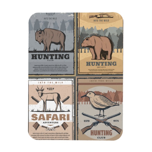 Safari adventure magnet (Vertical)