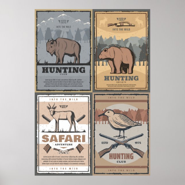 Safari adventure poster (Front)