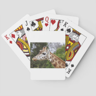 Safari Africa Mod Chic Classy Destiny Giraffe Playing Cards
