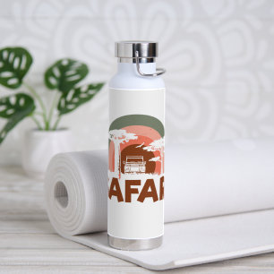 Safari Africa Theme Water Bottle