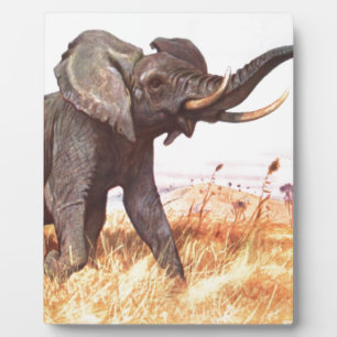 Safari African Jungle Destiny Animals Elephants Plaque