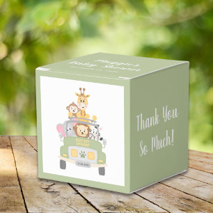 Safari Animal Baby Shower Thank You Favour Box